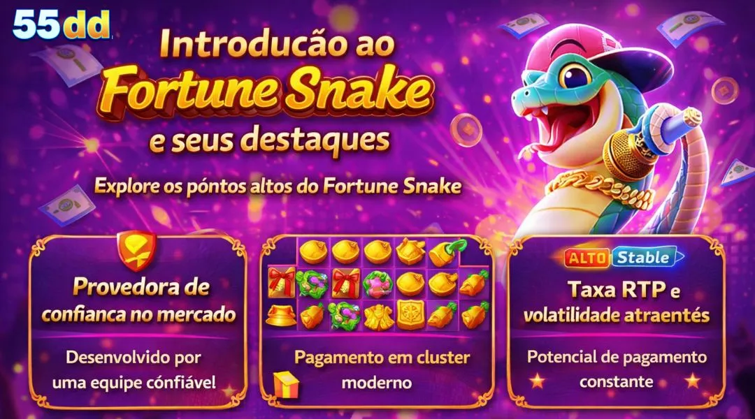 Explore os pontos altos do Fortune Snake 
