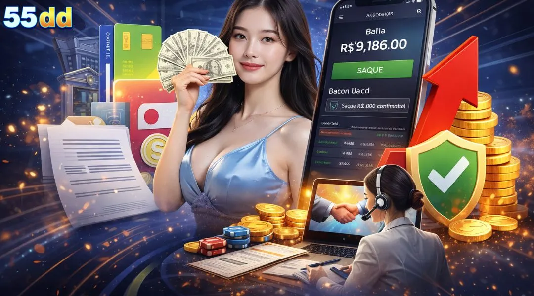 Jogadores experimentam processo de 55DD Saque seguro