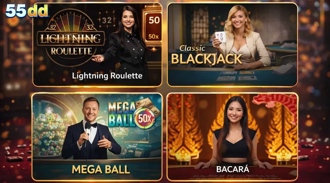 Jogos em destaque no Cassino 55DD: experiência transparente